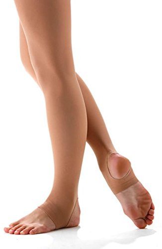 Capezio Women's Hold & Stretch Steigbügel-Tight Leggings, Schwarz, L