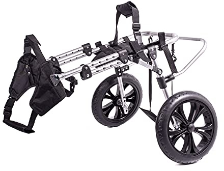 POKM Toolsmarket GmbH Rullstol för hundar hundrullstol promenadhjälpmedel bakben hund djurcykel L