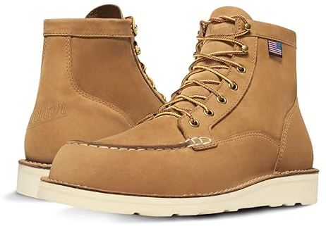 Danner - Mens Bull Run Moc Toe 6 Boots, 9.5 UK Wide, Wheat