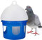 TOPINCN Pigeon Feeder, 2L/4L/6.5L Large Capacity Pigeon Waterer Automatic Bird Pigeon Feeder ABS Plastic Water Dispenser Waterer(2L)