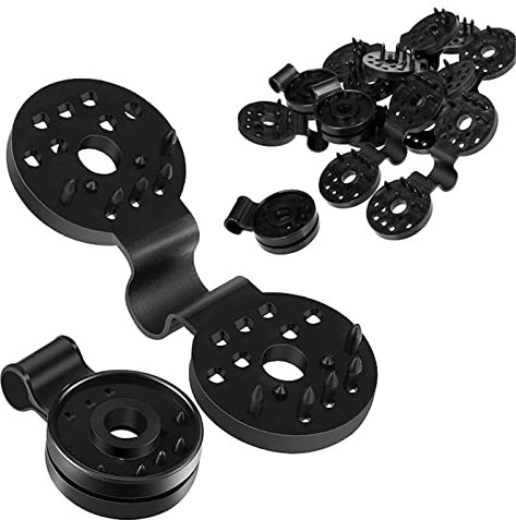 Planenclips - Spezialclip Mit Öse - 50 Stück Zeltplanen Clips Planenklammern - Tarp Klammern - Befestigung Clips Für Zaunblende Schattiernetz Windschutzgewebe Zelte Planen Markisen Camping (50 Stück)