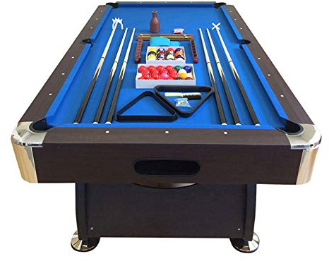 Table Billard Americain Table de Billard – 8 Pieds Vintage Blue