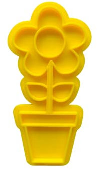 The Cookie Cutter Hub Cortador de galletas de flores de primavera de 11 cm y grabador a juego, Molde Galletas, Cortapastas para galletas, decoración de hornear