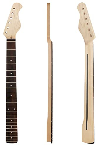 22fret Electric Guitar Neck Maple Natural Matte Unpainted Rosewood Fingerboard Cow Bone Nut