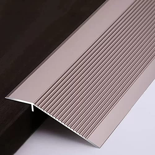 Rollstuhlrampe Rutschfest Schwellenleiste Tür Boden Übergangsleiste Metall Schwellenrampe Reduzierstück Türrampe Bodenverkleinerer Höhe 1-4cm Aufstiegskanal für Kehren Roboter Gepäck