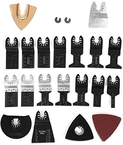 Oszillierendes Multitool, Sägezubehör, Oszillierende Sägeblätter, 26 Stück, Universell für Holz, Metall, Kunststoff