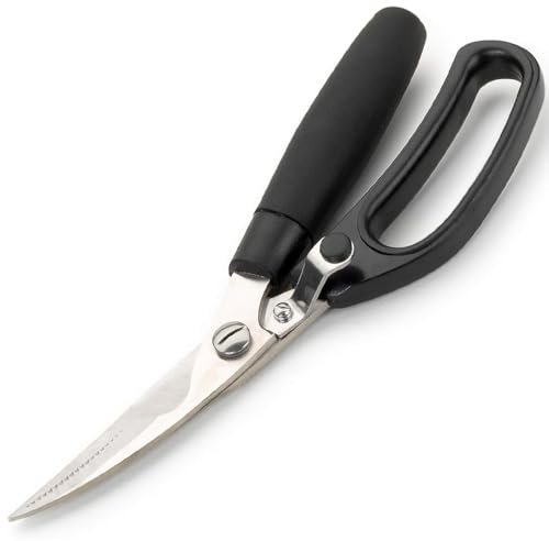 Forbici Da Cucina Multiuso Professionale In Acciaio Inox Forbice Per Pollo Carne Pollame Verdure Ossa Erbe Noci Tacchino E Pizza Impugnatura Ergonomica Una Presa Sicura Cucina