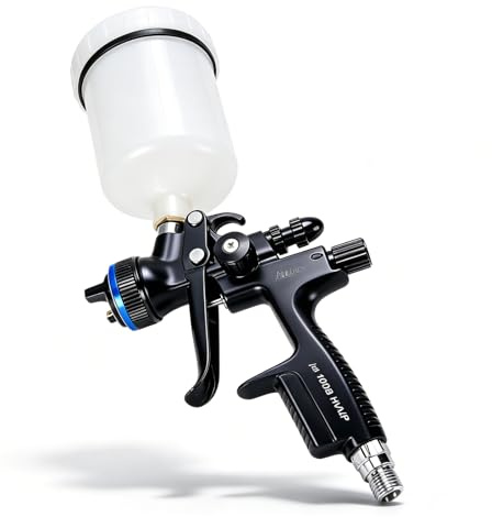 HVLP Pistola De Pintura, 600ml Pistola Pulverizador De Pintura HVLP Pistolas De PulverizacióN De Alta Atomización Con 1,3mm Boquilla, Pistolas Pulverizadora De Aire Para Coche, Muebles, Paredes, Pisos