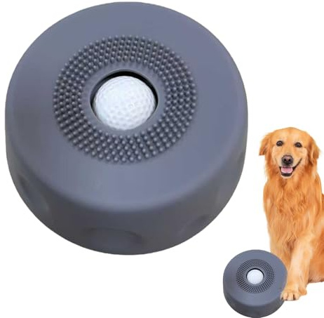 Lick Sphere Dog Bowl – Anti Choking Non Slip Feeder, Liquid Treat Dispenser Tool, Controlled Feeding Aid | Perfect for Yogurt Dietary Supplement Small Medium Large Breed Calm Training Use