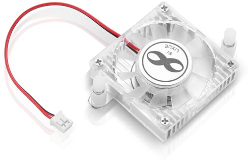 YAODHAOD Ventola GPU, dissipatore di schede grafiche in alluminio, distanza di 55 mm, ventola PCI per editing video, business, ufficio e computer di casa (argento, 12 V)
