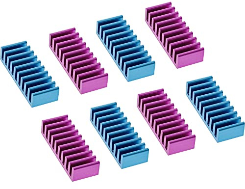 InLine 33955G8er Pack RAM-kylare, självhäftande kylringar