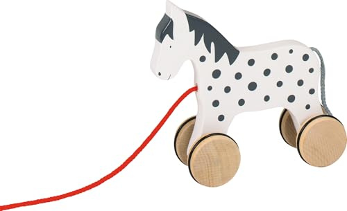 Goki - 2041321 - Jouet À Tirer - Cheval Alvah