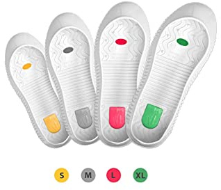 Tiger-Grip EASY GRIP sur-chaussure de sécurité, blanc, large (41-44, rouge), antidérapante