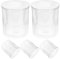 Happyyami 5 Sets Self Watering Planter Pots African Violet Pot For Outdoor Plants Garden Hydroponics Growing System Flowerpots Orchid Planter
