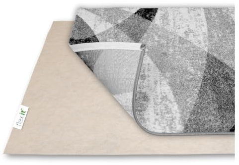 flex it Teppich Antirutschunterlage für sicheren Halt – 190 x 240 cm Starke Haftung ohne Weichmacher o. Rückstände – Auch bei Fussbodenheizung geeignet | Antirutsch Teppichunterlage Anti rutsch Vlies