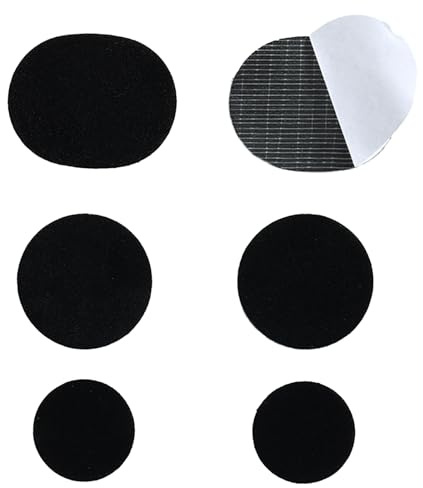 6PCS Self-Adhesive Sneaker Vamp Repair Patch - Anti-Abrasive Quick Fix - Mesh Shoe Hole Repair Sticker for Running Shoes & Fabric Footwear (Black)