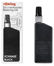Kalligrafie- und Zeichentusche Tuscheflasche mit 23 ml, schwarz