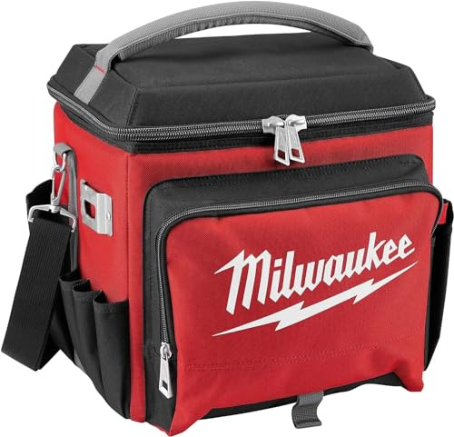Milwaukee Electric Tool 48-22-8250 Sided Jobsite Cooler, Polyester, 11.1 x 13.77 14.96 H, 3, 5 Pockets