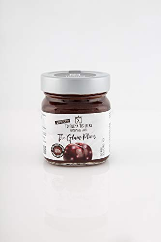 To Filema Tis Lelas Marmellata di Prugne Casareccia Senza Zuccheri Aggiunti – 2 x 240 g – 100% Frutta Fresca Greca – Vegana, Senza Conservanti e Senza Glutine