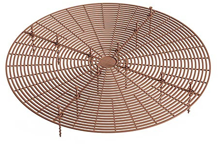 Modixun 1Pack Großes Blumentopfgitter, Schneidbarer Blumentopf-Bodenschutz mit tiefen Pfählen, Hunden, Katzen, Grabstopper, Pflanzengitter, Topfabdeckung, 52 cm Durchmesser