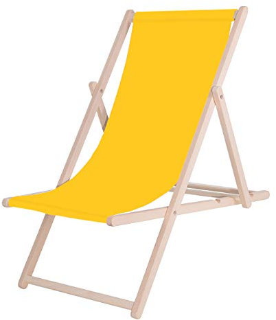 SPRINGOS Sonnenliege klappbar Gartenliege wetterfest Massivholz Stabiler Liegestuhl klappbar mit 3-Fach Verstellbarer Rückenlehne für Garten Balkon wetterfeste Liege