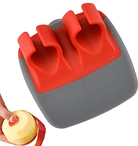 Pelapatate da cucina,Pelapatate multiuso con impugnatura per dita - Pelapatate da cucina per patate, carote, cetrioli, pelapatate per frutta, lavabili in lavastoviglie Delr