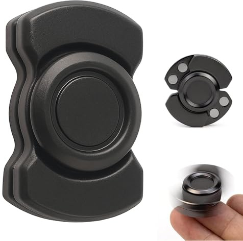 3-in-1 Fidget Spinners for Stress and Focus, High-Speed Rotation Fidget Spinners, Portable Metal Fidget Spinner, Silent Fidget Toy for Adults and Kids