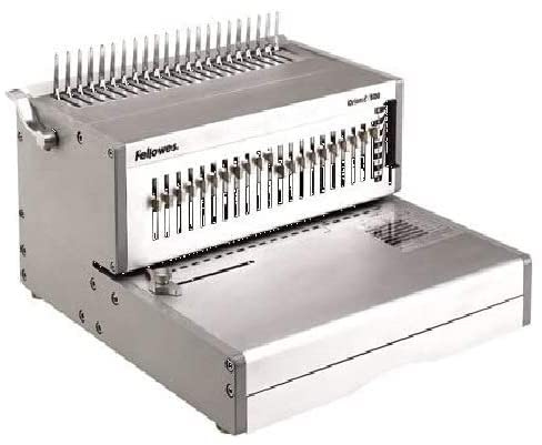 Fellowes Orion-E 500 elektrisches Plastikbindegerät mit Dokument-Messfunktion Stanzleistung: 30 Blatt/Bindeleistung: 500 Blatt, silber