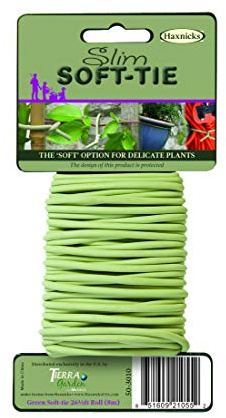 Tierra Garden Garden Twist Tie - Slim Soft Tie for Plants & Trees - 26.3 ft - Rubber Compound/Galvanized Steel