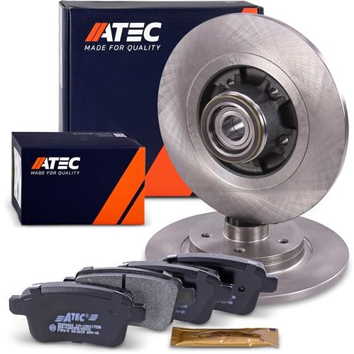 ATEC Germania Set freni asse posteriore incl. dischi freno Ø 275 mm completi + pastiglie freno posteriori incl. cuscinetto ruota Compatibile con MERCEDES CITAN (W415) RENAULT KANGOO (KW0/1_) (FW0/1_)
