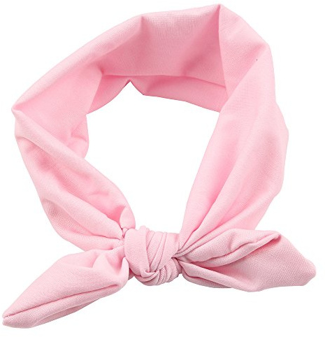 Koolgil Baby Girl's Cute Toddler Bow Headbands Bowknot Rabbit Hairband Headwear for Daily Life Travel Photography (Pink)