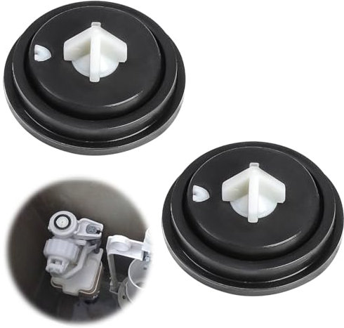 2PCS Rondelles de Diaphragme de Soupape, Rondelles de Joint Chasse d'Eau WC, Membranes pour Robinet Flotteur, Joints de Diaphragme à Entrée Latérale pour l'Entretien des Chasses D'eau des Toilettes