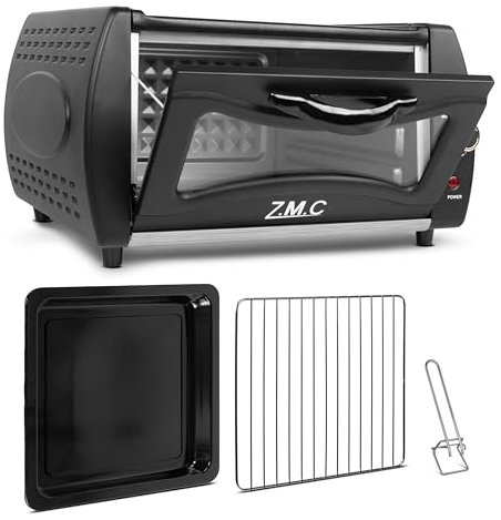 ZMC Mini Tandoor 2100W 22L - Minibackofen für Lahmacun, Pizza, Naan und Brot. Inklusive Backblech und Grillrost. Kompakt, leistungsstark, schnelles Aufheizen, ideal für authentische Gerichte.