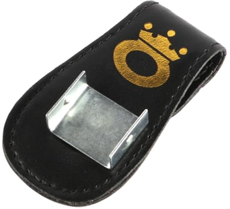 Laroal Accessori per biliardo e snooker, clip magnetica per cintura in pelle, porta gesso, accessorio per stecca da biliardo, contenitore per gesso e comodo accessorio