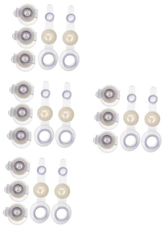 Hemobllo 4 Sätze Wasserbeutel-kleberventil Luftventil Ventildeckel Professionelles Aufblasbares Matratzenventil Aufblasbare Matratze Schwimmbad Luftmatratzenventil PVC 5 Stück * 4