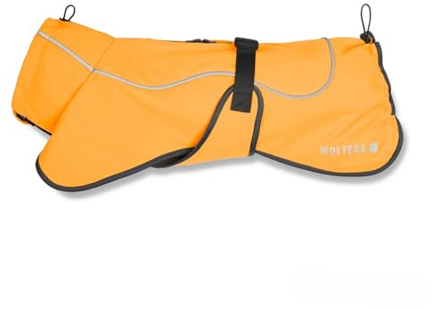 Wolters Hundejacke Cape Drizzle | Ganzjahresjacke für Hunde in der Farbe Orange | Größe 30 (Rückenlänge 30-32 cm)