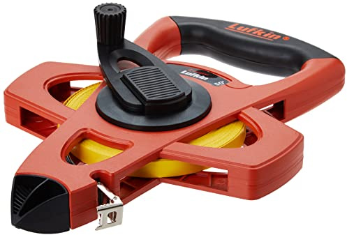 Crescent Lufkin 1/2 x 50' Hi-Viz Orange Fiberglass Tape Measure - FE050