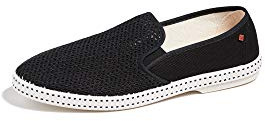 Rivieras Unisex Classic 20° Bordeaux Espadrilles, Svart - Svart Noir 01-40 EU