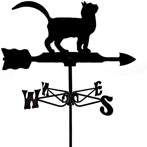 DITUDO Segnavento,segnavento Decorativo,Banderuola,Indicatore di direzione del Vento Cavo,segnavento da Giardino Metallo,per Giardino Esterno Tetto Paddock Decorazione Banderuola