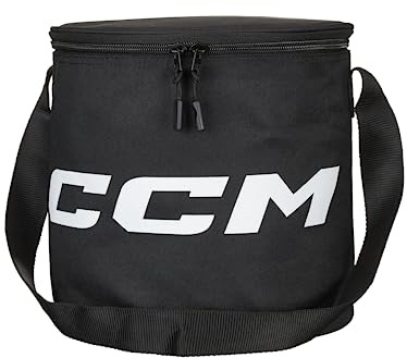 CCM Hockey Puck Bag, Black - Holds up to 50 pucks