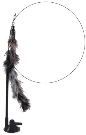 Milisten Katzen-angelspielzeug Interaktives Katzenspielzeug Für Den Innenbereich Mit Becher-Teaser Zur Katzenunterhaltung