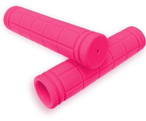 VIAUMBR Puños de Bicicleta ergonómicos de Goma Suave Antideslizante 120MM