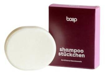 boep Shampoostückchen (60g) – Festes Shampoo Naturkosmetik – Parfümfrei, vegan & plastikfrei – Sensitiv Shampoo Bar für Kinder & Erwachsene – Mit Arganöl, Bio-Sheabutter & Bio-Kakaobutter