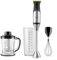 Taurus. - Batidora de mano | 20 velocidades | función turbo | 1500W de potencia | Cuchillas de acero inoxidable de 4 filos | Set completo de accesorios | vaso medidor 1 L | Diseño ergonómico