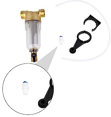 Toyvian Filtro per Sedimenti in Acciaio Antiruggine Resistente alla Corrosione Flessibili in Rame Resistente e Durevole Visualizza qualità Riduce Calcare Facile Smontare Pulire