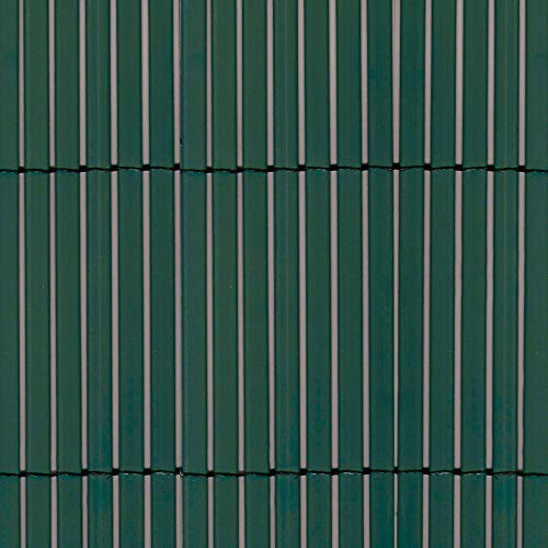 TENAX Colorado 1,50x5 m Verde, Canniccio Sintetico a Canne Intere da 7mm, Schermante Frangivista in PVC per Giardino, Balcone e Terrazza