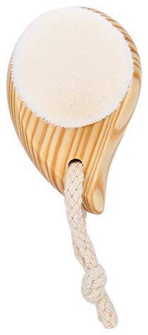 de fête des mères Brosse manuelle ultra douce pour le visage, brosse nettoyante pour le visage à manche en bois manche bois brosse visage nettoyeur visage pour tout les types de peau