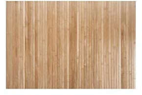 STOR PLANET | Alfombra Bambú Natural, Alfombra Moderna Efecto Tarima sin Ribete, Alfombras Bambú Antideslizantes para Salón, Pasillo, Baño, Dormitorio. Alfombras Grandes hasta 2,4m | Natur, 50x140cm