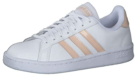 Adidas GV7148 GRAND COURT Donna, ftwr white/halo blush/ftwr white EU 37 1/3