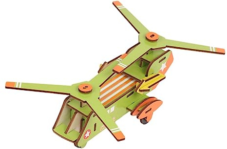 harayaa Kit di Montaggio Fai-da-Te in Legno 3D per Modellismo di Aereo, Stimola Le Funzioni Cerebrali, Puzzle E Altro Ancora, Stile b